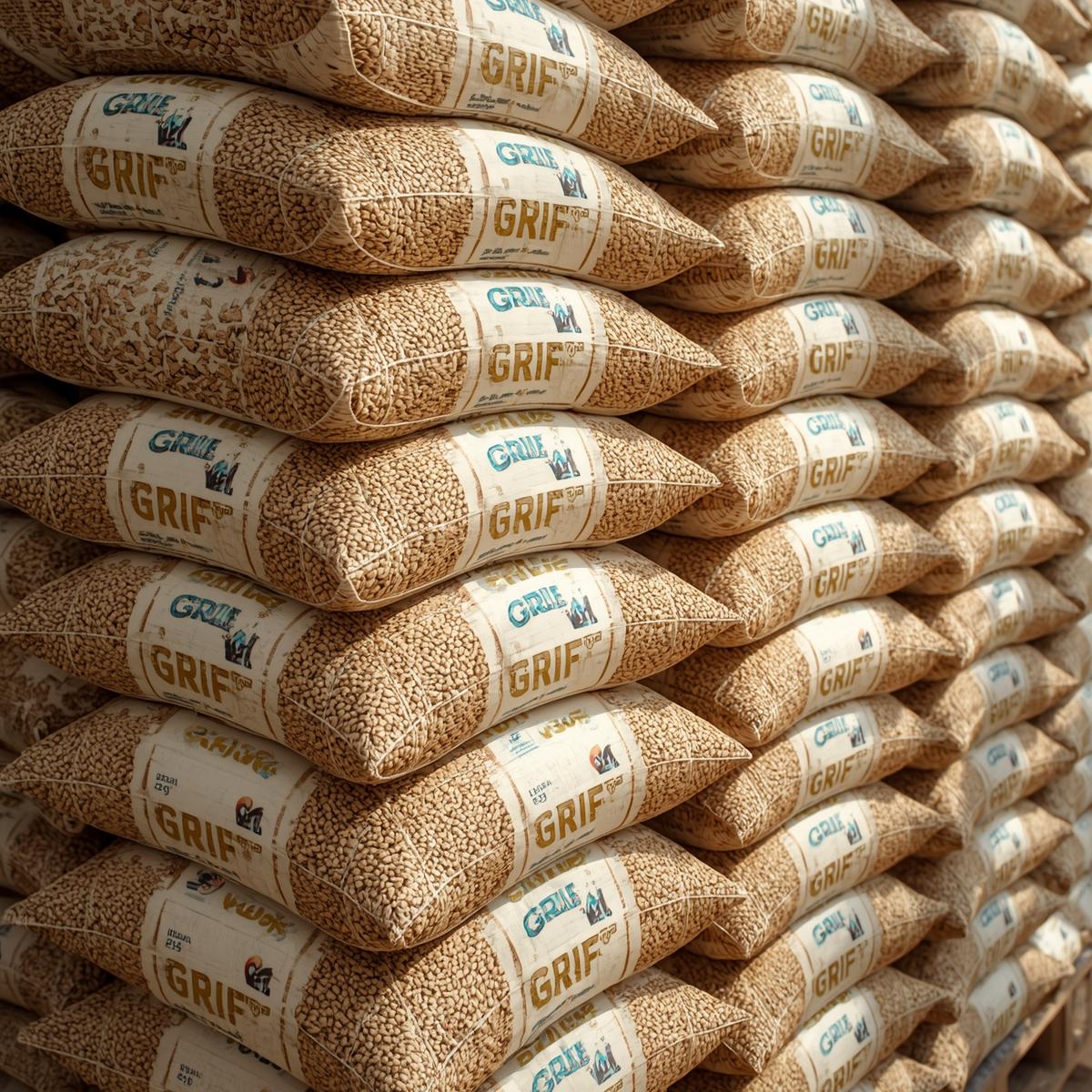 Pellet Misto Faggio/Abete GRIFÚ ENplus A1 – Bancale 70 Sacchi da 15 kg | Alta Resa Made in Italy