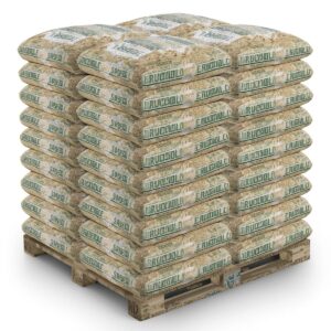 Pellet 100% Abete BRUCCIOLO ENplus A1 – Bancale 70 Sacchi da 15 kg | Produzione Italiana