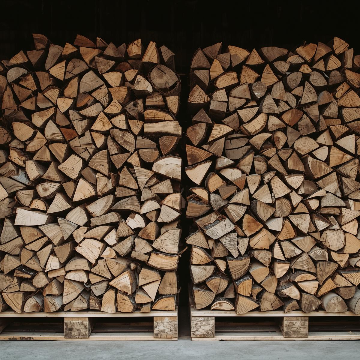 Ritagli di Legna Spaccata Mista Secca – Bancale 80×120×170 cm | Origine Italia - immagine 2